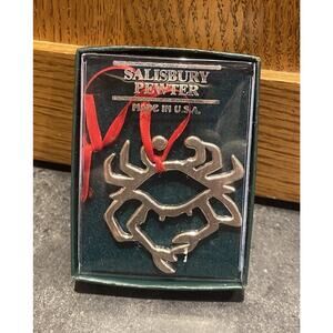 Salisbury USA Pewter Crab Christmas Tree Ornament